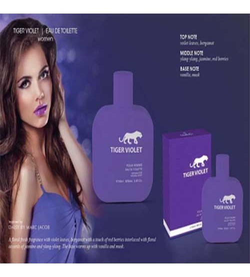 Cosmo Tiger Violet EAU DE Toilette Spray Perfume for Women 100ml